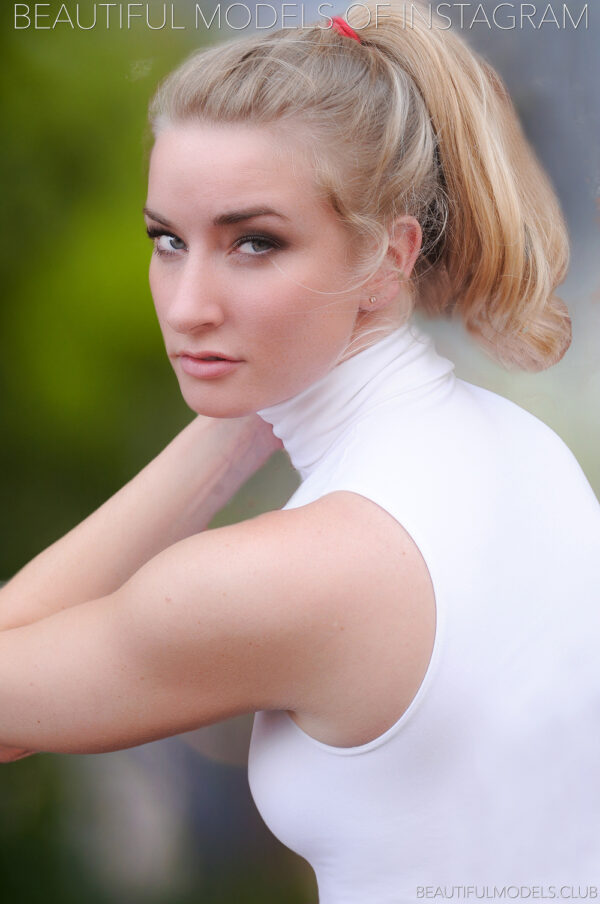 Kayla in White Turtleneck MOB - Image 3