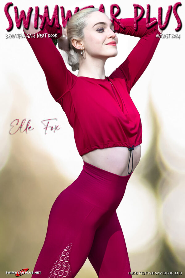 Elle in dark cherry Gymshark XRLG MOB - Image 2